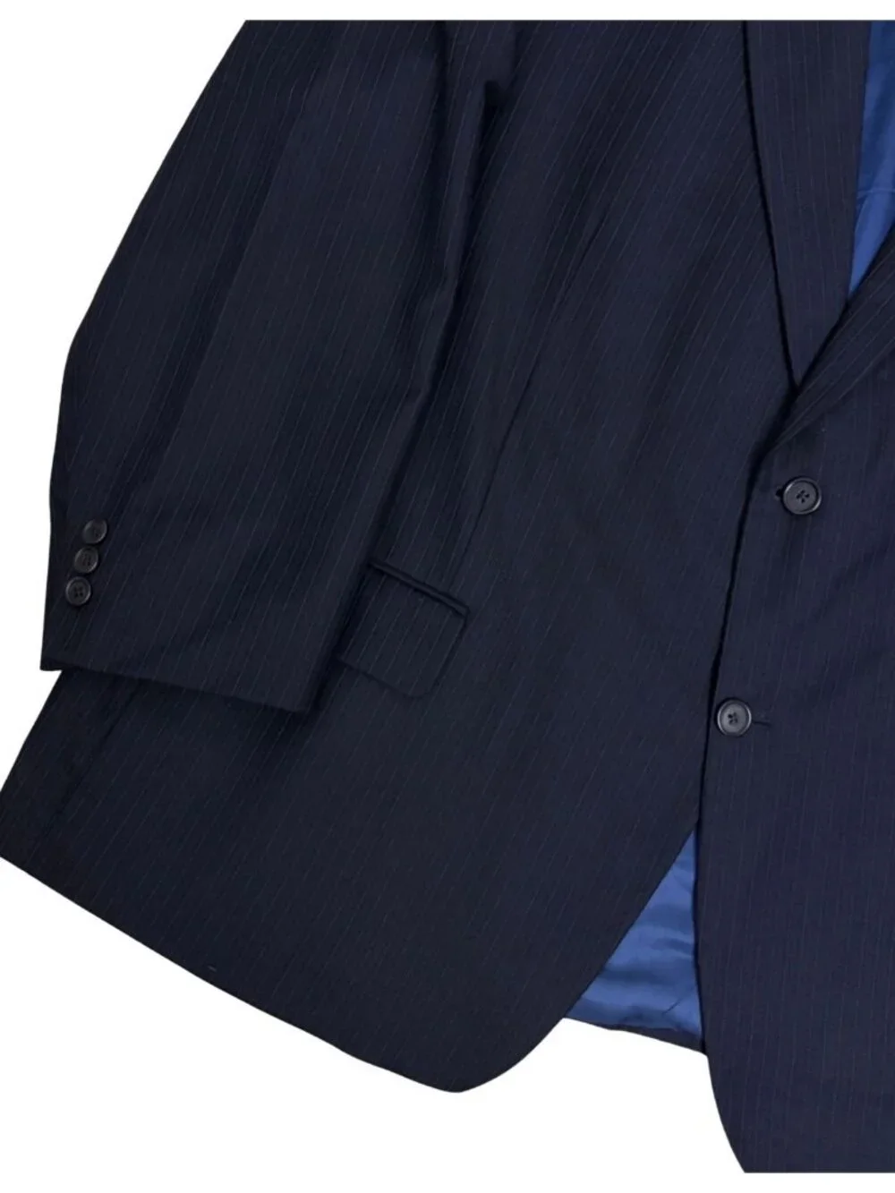 PRONTO UOMO SUIT Worsted WOOL Luxury Business Casual Coat Jacket Pants Mens 48S